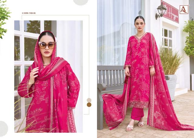 Alok suit turkis-19 embroidery dress material wholesale